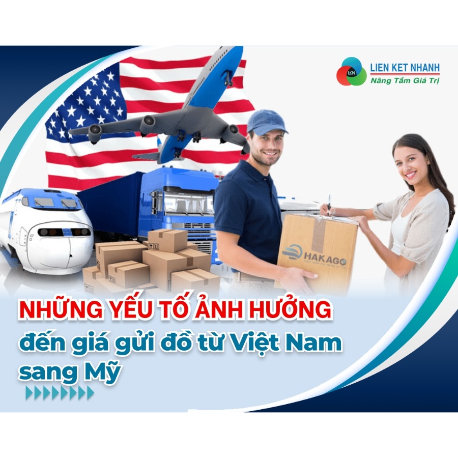 Giá gửi đồ từ Việt Nam sang Mỹ bị tác động bởi yếu tố nào?