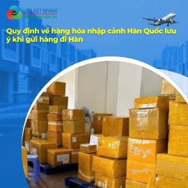 Quy Định Về Hàng Hóa Nhập Cảnh Hàn Quốc Lưu Ý Khi Gửi Hàng Đi Hàn